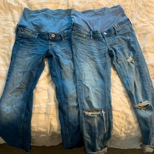 Maternity Denim Jeans. Various styles. H&M Mama Jeans. Size 4.